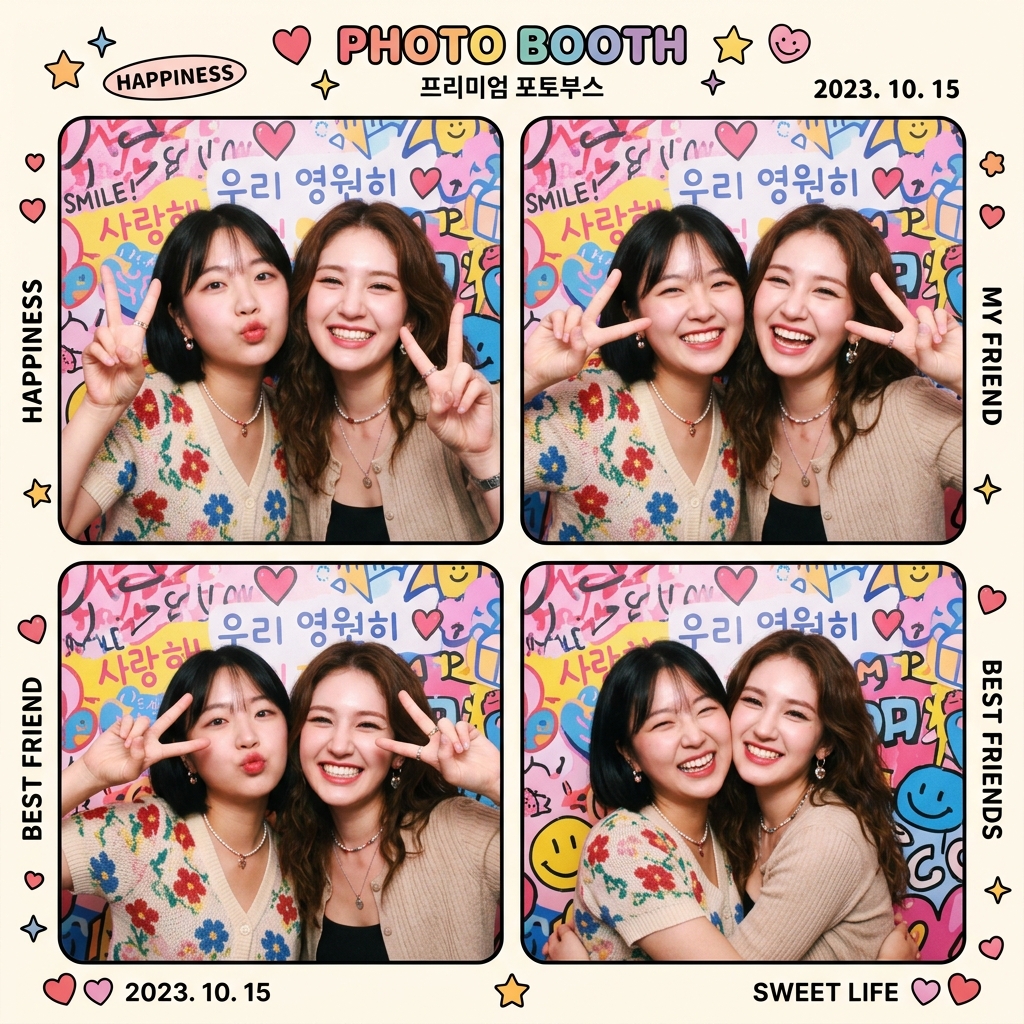 Best friends photobooth