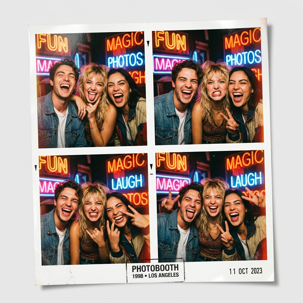 Friends photobooth grid